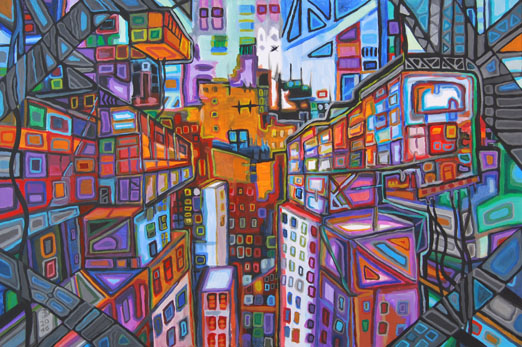 Skyline Abstrakt